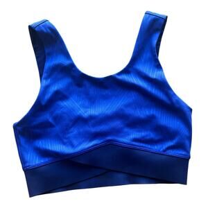 IVY Park Sports Bra Blue Black Size XS Racerback High Impact Beyonce